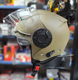 کلاه کاسکت بدون فک DRX برند Steelbird-استیل برد رنگ خاکی